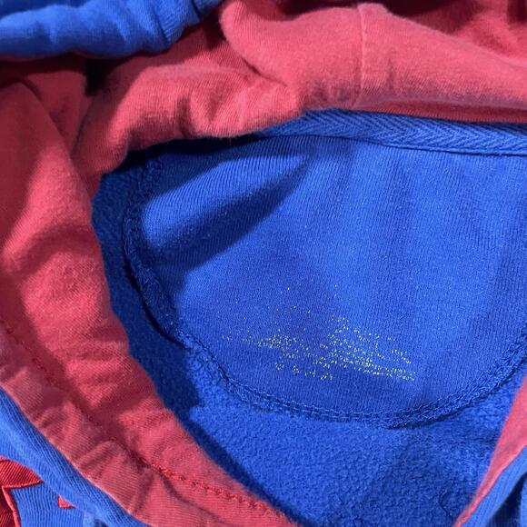 Vintage Chicago Cubs Hoodie Mens M Blue Sweatshirt MLB Baseball Team Logo Y2K - Picture 7 of 7